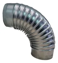Comprar Curva 90° D. 200 Galv. Cal. 24 Codo  Extracción Ventilación