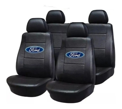 Imagen 2 de 6 de Fundas Cubre Asiento Ford Fiesta Kinetic 1/3-2/3 Juego