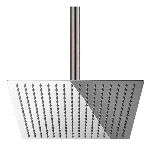 Ducha De Teto Inox Ss304 30cm Square Slim 30x30 Com Braço