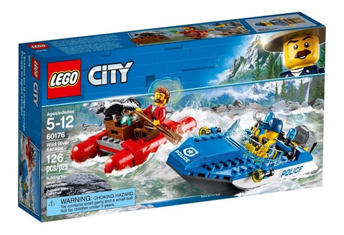 Todobloques Lego 60176 City Escape En Aguas Salvajes !!