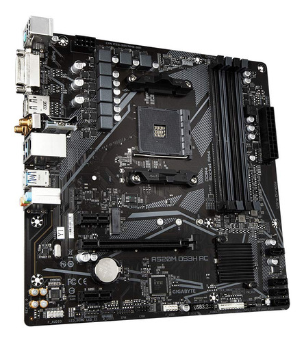 Tarjeta Madre Gigabyte Microatx A520m Ds3h Ac Am4 128gb Ddr4