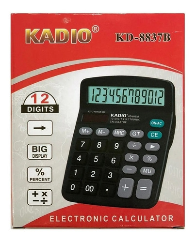 Calculadora Kadio 12 Digitos 