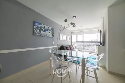 departamento en obrera, cuauhtémoc con 2 recámaras, 59 m , id 46450