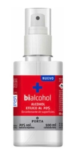 Spray Alcohol 70% 100ml Bialcohol Porta Atomizador