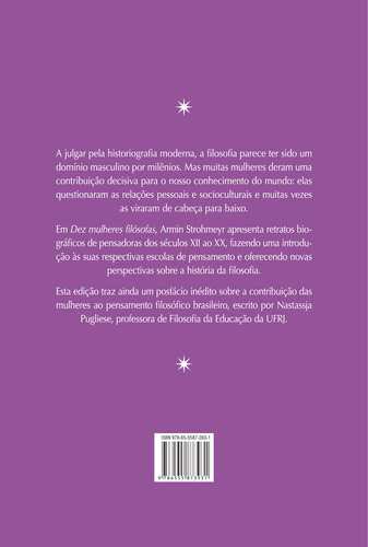 Dez mulheres filósofas: E como suas ideias marcaram o mundo, de Strohmeyr, Armin. Editorial Editora Record Ltda., capa mole em português, 2022