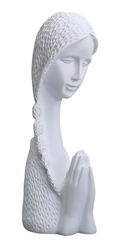 Escultura De Oración Para Mujer, Estatua De Resina 