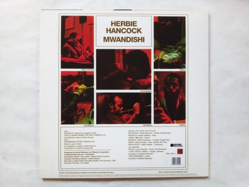 Imagen 2 de 2 de Mwandishi - Herbie Hancock - Warner 2021 - Vinilo Nuevo
