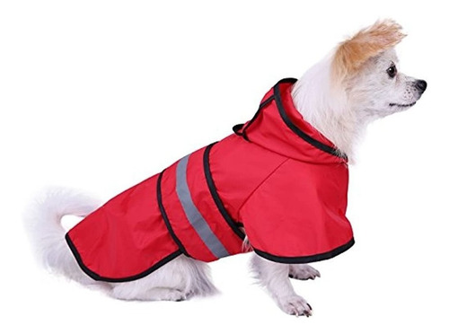 Hde Capa Impermeable Con Capucha Para Perros Pequeños Y Gra