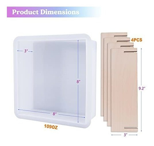 Molde De Silicona Para Manualidades Y Artesanias Con Resina