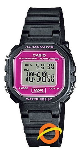 Reloj Casio Mujer La-20wh Alarma Digital Cronometro Luz Led