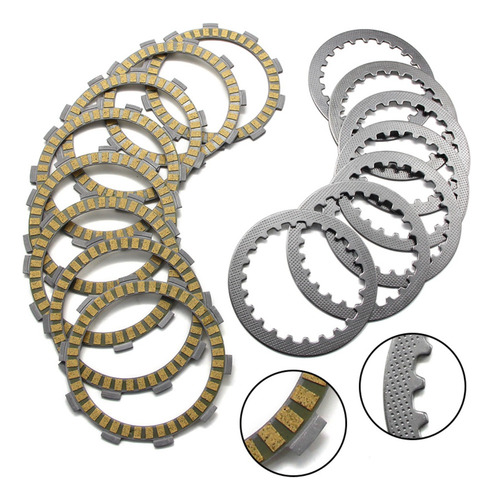 Kit De Discos De Fricción De Embrague Para Yamaha Fzr400 Fzr