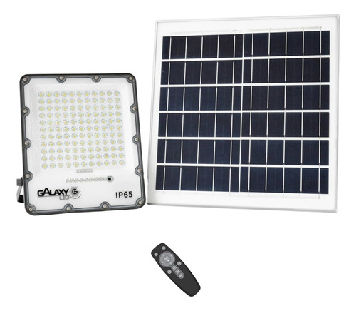 Refletor Solar Led 200w Com Controle Remoto Placa Galaxy Led