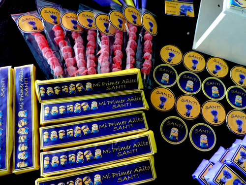 Candy Bar Mi Villano Favorito - Minions Para 10 Chicos