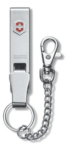 Llavero Victorinox Con Cadena 4.1859 Color Plateado