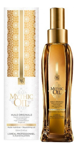 Imagen 1 de 1 de Aceite De Argán Con Protección Térmica Loreal Mythic Oil