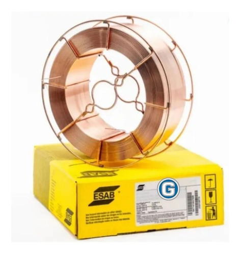 Imagen 2 de 10 de Alambre Soldar Mig Esab Conarco Autorod 0,9 Mm Hh Rollo 18kg