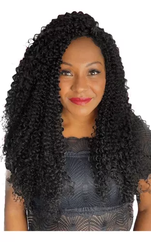 Cabelo bio fibra lindona cor 1 preto