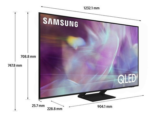Imagen 8 de 10 de Smart Tv Samsung Qled 55 4k Serie 6 Qn55q60aagczb Hdmi Wifi