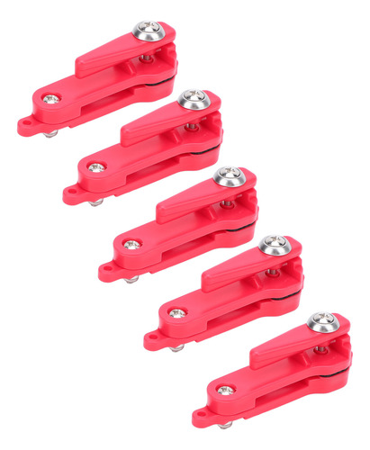 Downrigger De Plástico Outrigger Line Clip Snap, 10 Unidades