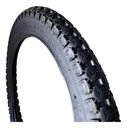Imagen 2 de 3 de Cubierta Okinoi 2.75x14 Hd 213 Trasera 110 Beitia Motos