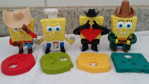 Bob Esponja 8 Boneco Oeste Burger King Completa Mcdonalds (Usado)