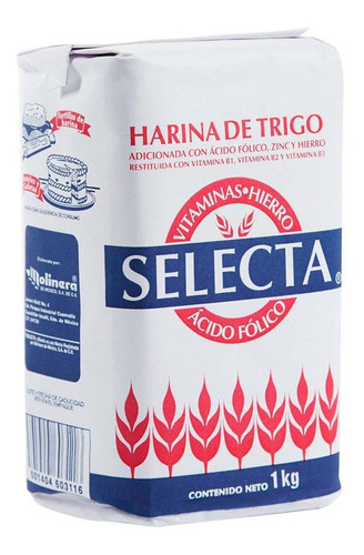 Harina De Trigo Selecta 1kg. (pack 3)