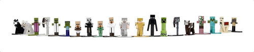 Conjunto De Mini Figuras - 5 Cm - Metals Nano Figure - Minec
