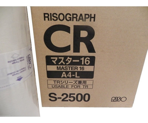 Master Riso Cr Tr 1510 1610 1630 Original