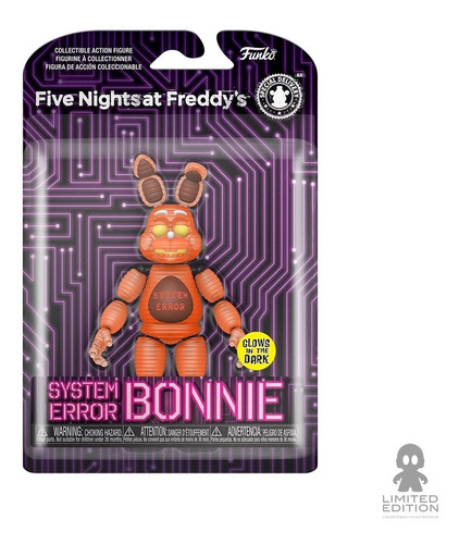 Funko Figura Five Nightsat Ferddy´s System Error Bonnie Glow