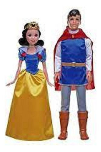 Casal Branca De Neve E Príncipe Da Mattel De 2009