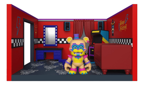 Figura Glamrock Freddy With Dressing Room Fnaf Funko Snaps