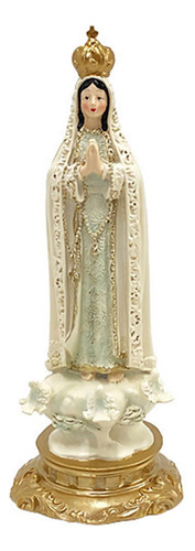 Estatuilla De Nuestra Señora De Fátima, Decoración Beige