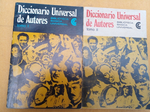 Diccionario Universal De Autores 2 Tomos Biblioteca Básica U