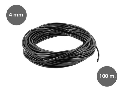 Microtubería Tubin Rollo Riego Por Goteo Microtubo X 100 Mts