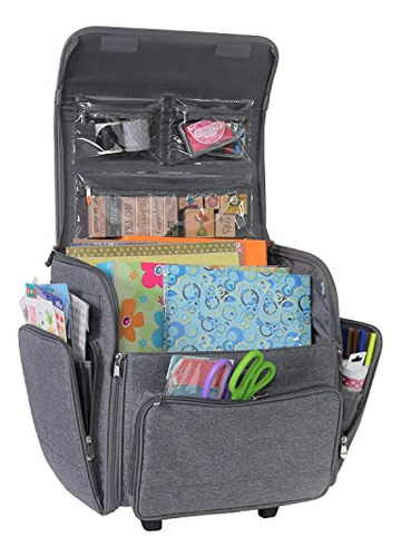Estuche De Viaje De Lujo Manualidades Ruedas, Bolsa Man...