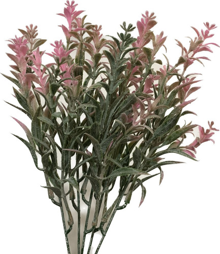 Imagen 2 de 3 de Plantas Artificiales, Lady Pía, Mata Opaca (verde-rosa)