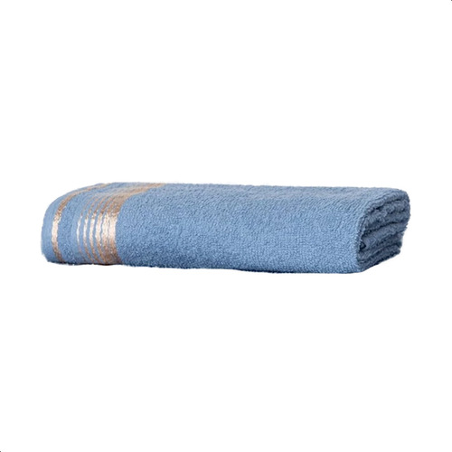 Toalha Banho Lumin 100% Algodão Luxo Cores 360g/m2 75x150cm Cor Azul