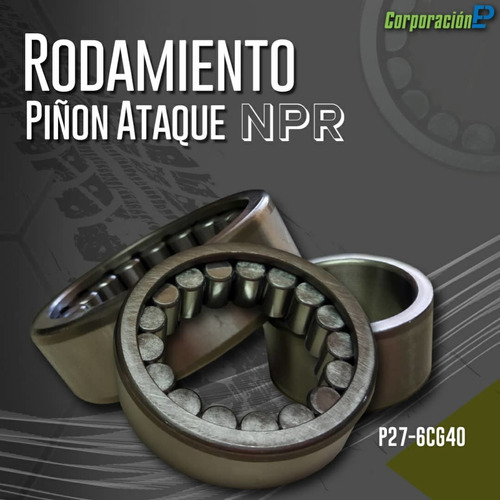 Imagen 3 de 3 de Rodamiento Piñón Ataque Npr P27-6cg40