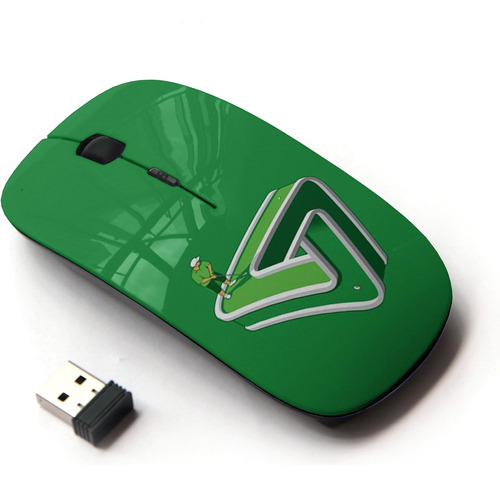 Koolmouse [mouse/raton Inalámbrico Óptico 2.4g] [green Putti