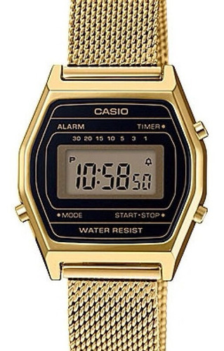 Relógio Casio Feminino Dourado Digital La690wemy-1df