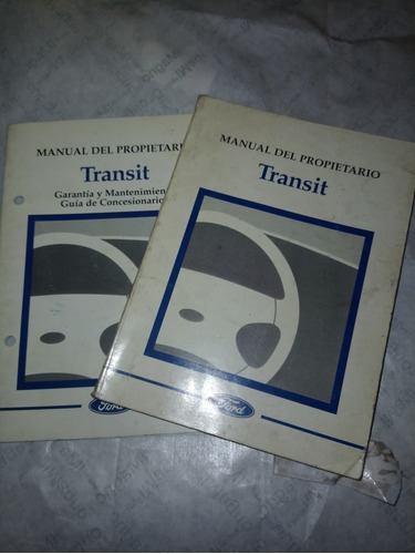 Manual De Propietario Guantera Ford Transit Set 2.4 Duratorq