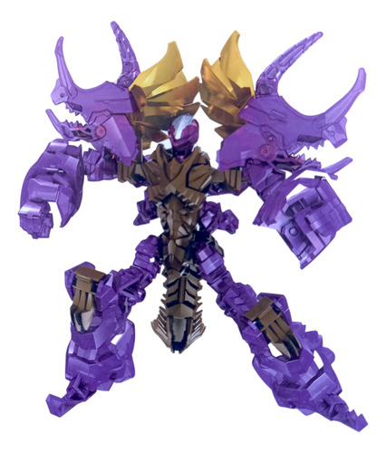 Transformers Robot Triceratops Juguete Morado