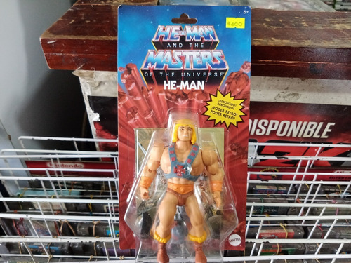 Figura He Man Masters Of The Universe Mattel Completo (Usado)