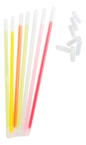 100 Unidades Pulseiras Neon Alto Brilho Silver Festas