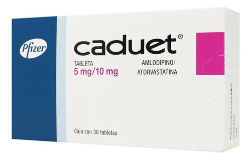 Caduet Tableta 5 Mg/10 Mg, 30 Tabletas