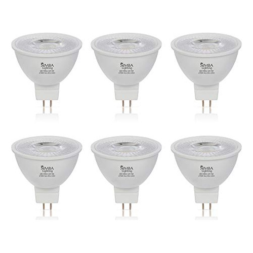 Bombilla Led Mr16 De 5w 12v (paquete De 6)   De Halóge...