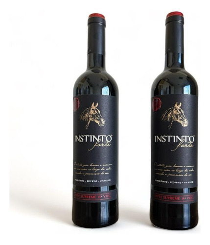 Kit 2un. - Vinho Português Tinto Instinto Forte Lote Supreme