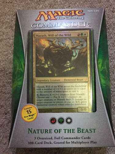 Mazo Commander 2013 Nature Of The Beast Magic The Gathering