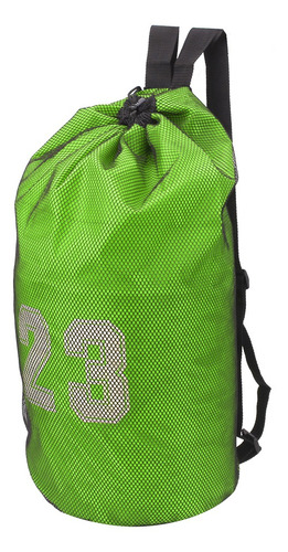 Mochila De Fútbol Deportiva De Tela Oxford Con Cordón Para F