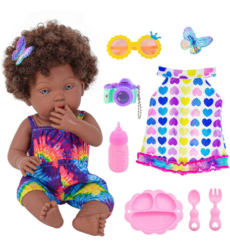 Dollbie Muñecas Y Accesorios Afroamericanas Baby Dolls Reb.